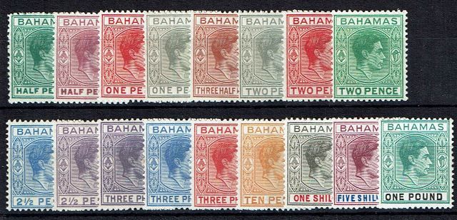 Image of Bahamas SG 149/57a UMM British Commonwealth Stamp